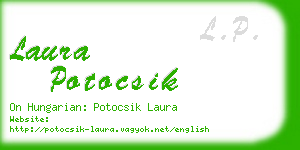 laura potocsik business card